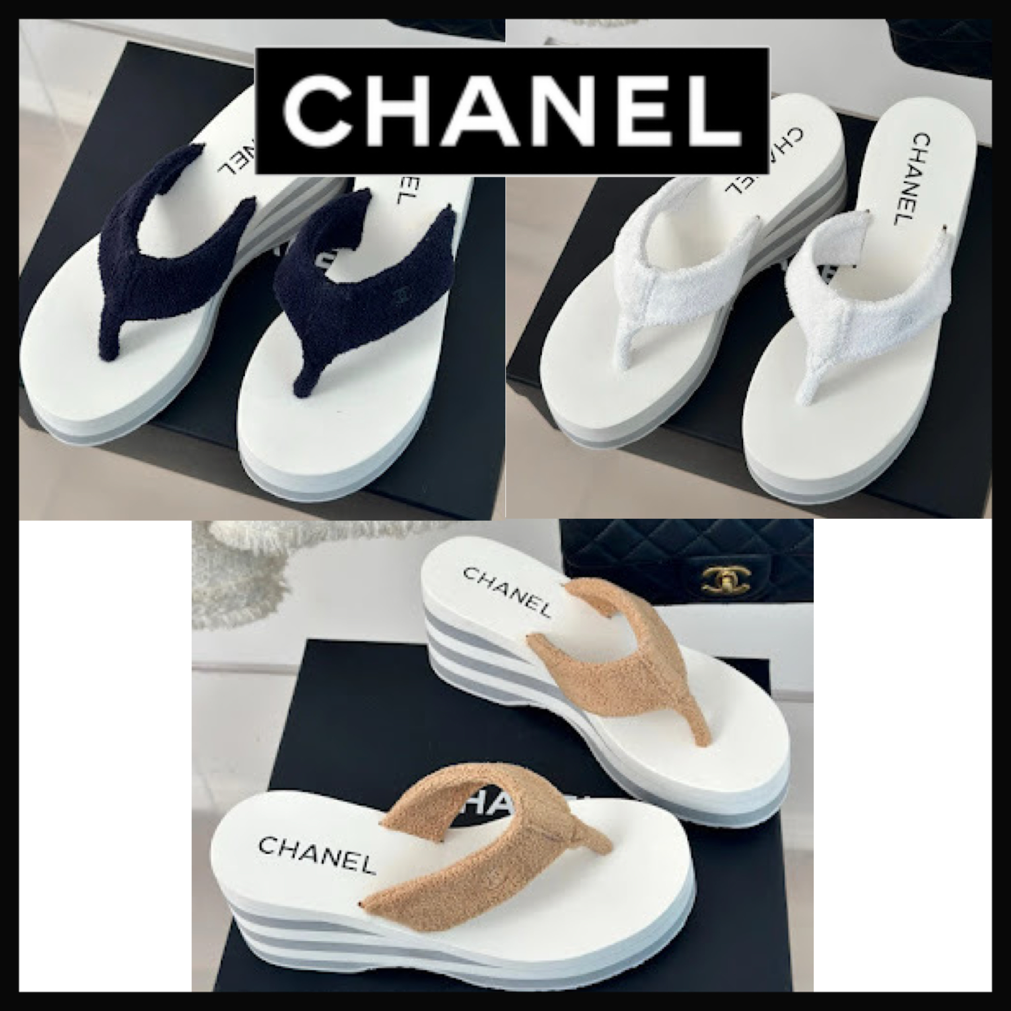 【シンプルでオシャレ♡】CHANEL サンダル