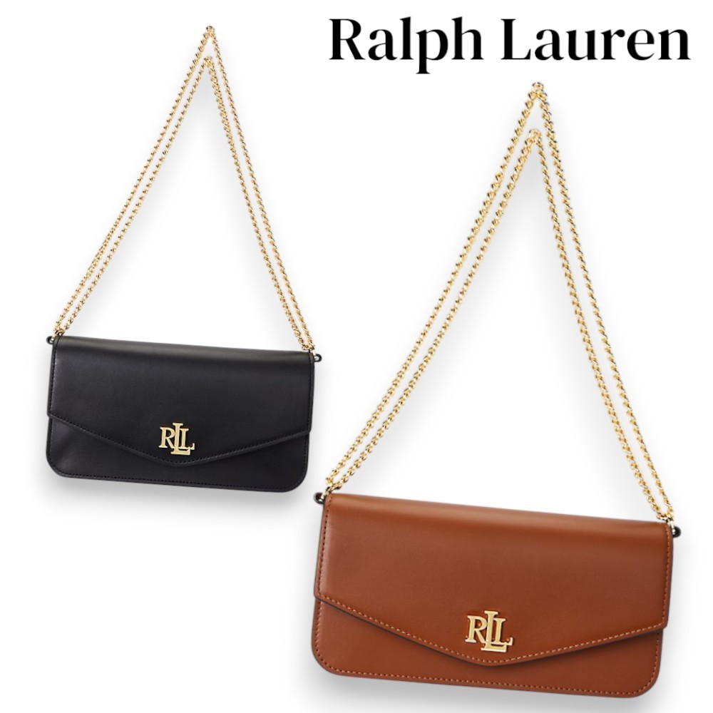 3way活用【Ralph Lauren】ナッパレザー ミディアム Sawyerバッグ