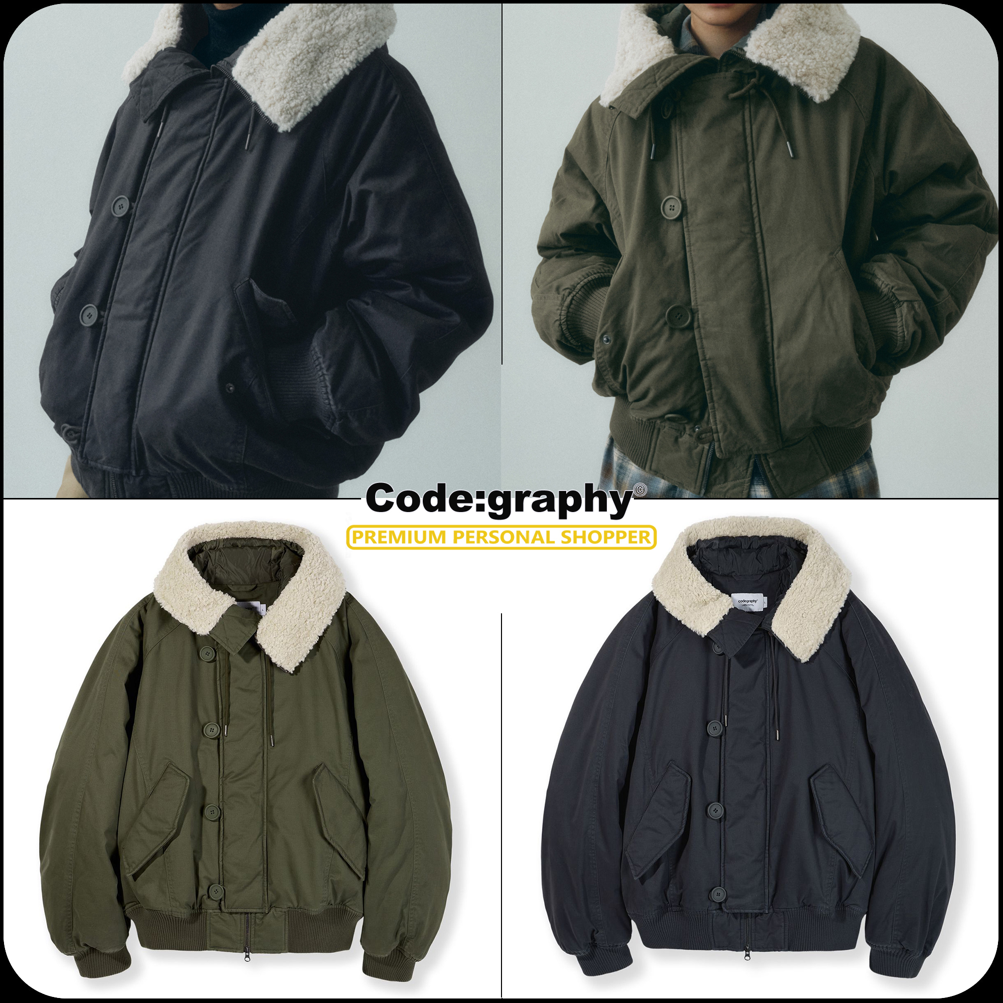 [CODEGRAPHY]★24FW★韓国人気★N2B Short Padding