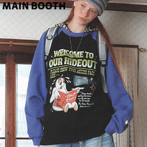 ★MAINBOOTH★Billy's Staff Sweatshirt(OATMEAL)★正規品/人気 MAINBOOTH(メインブース)のレディース スウェット・トレーナー