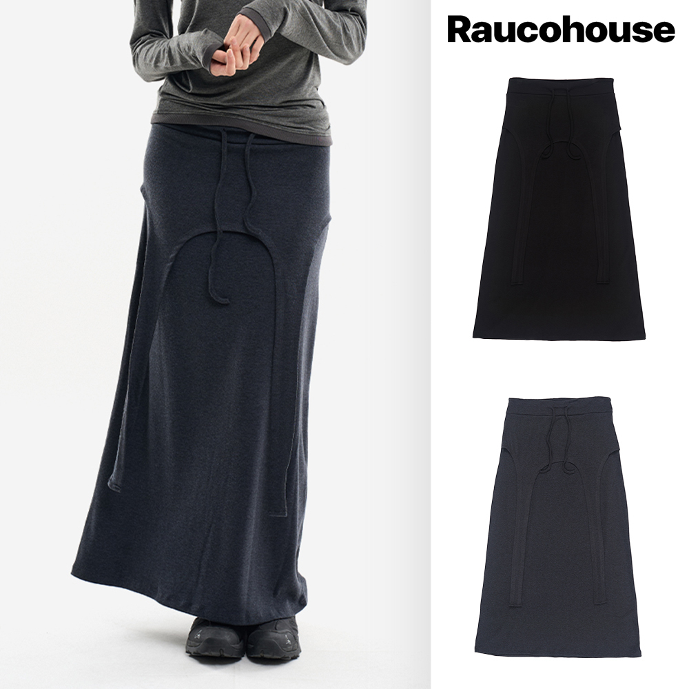 【Raucohouse】Tanami maxi string long skirt