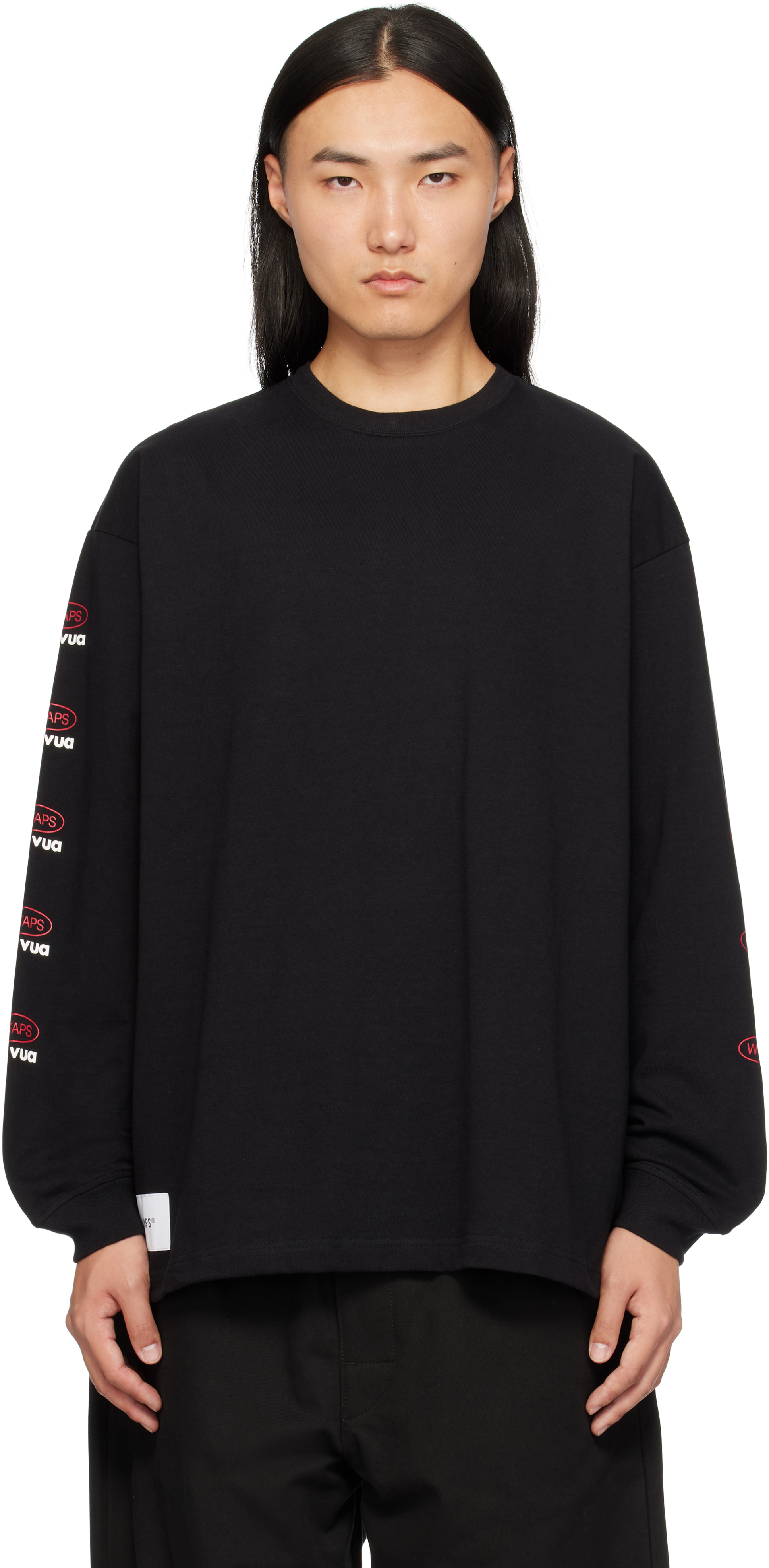 【関税込み】WTAPS ブラック Cut & Sewn 13 長袖Tシャツ