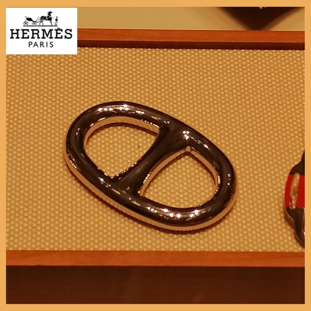 ★HERMES★ Chaine d'Ancre scarf 90 ring スカーフリング