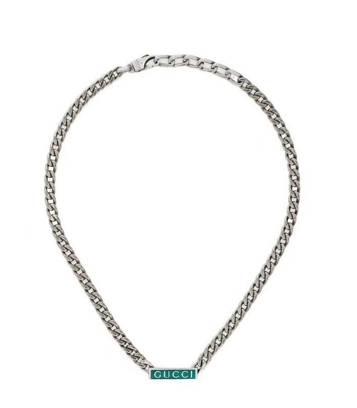 ★送料込★GUCCI エナメル チェーンネックレス ユニセックス