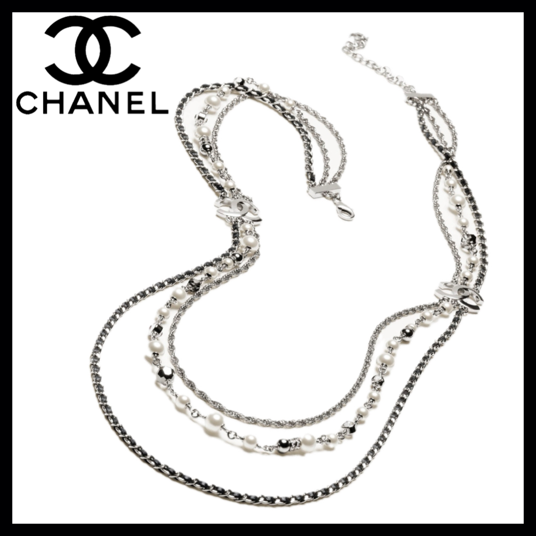 クール☆【CHANEL】パールネックレス