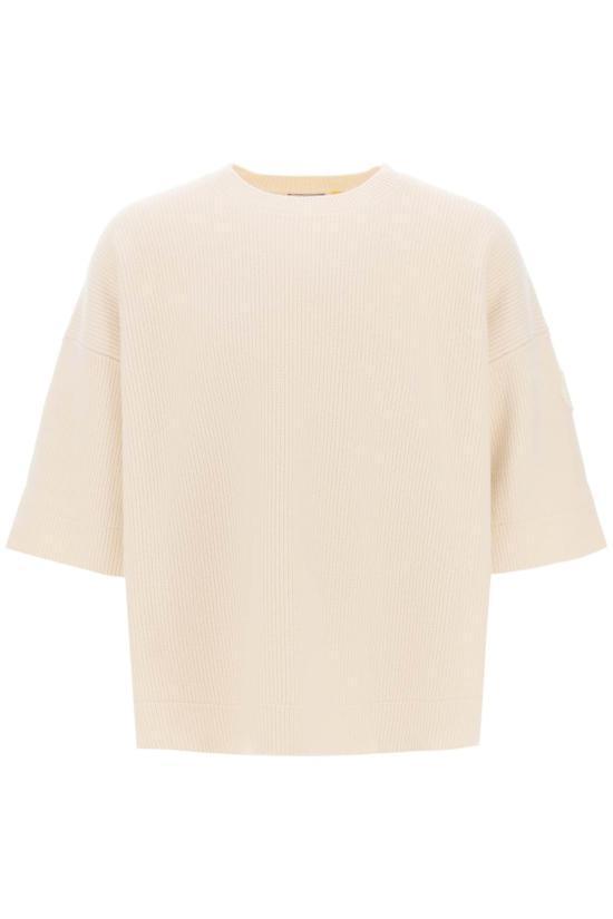 Tシャツ・カットソー MONCLER Men Sweater 9C00001M1115 WHITE