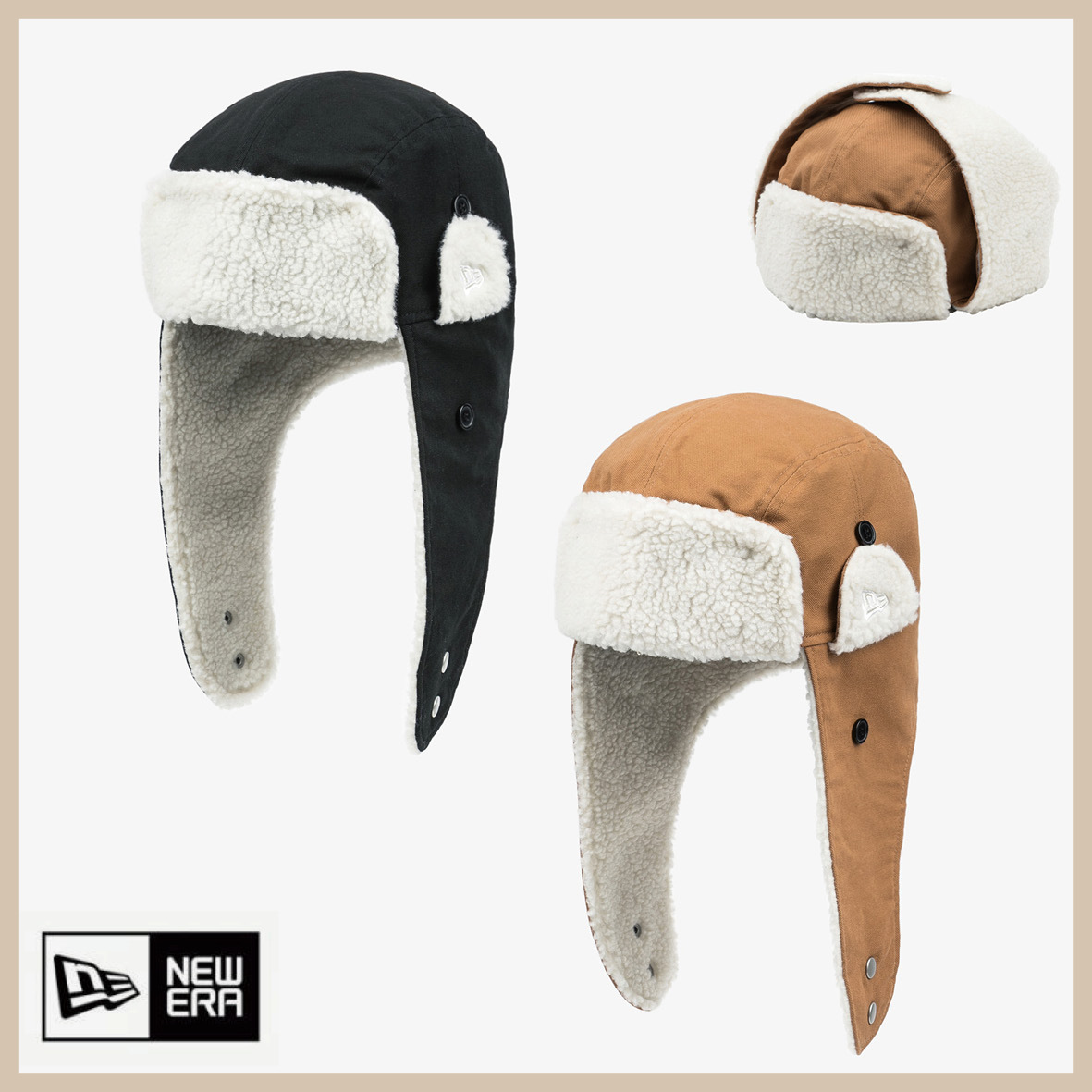 ★Newera★DUCK CANVAS TRAPPER 全2カラー 送料無料
