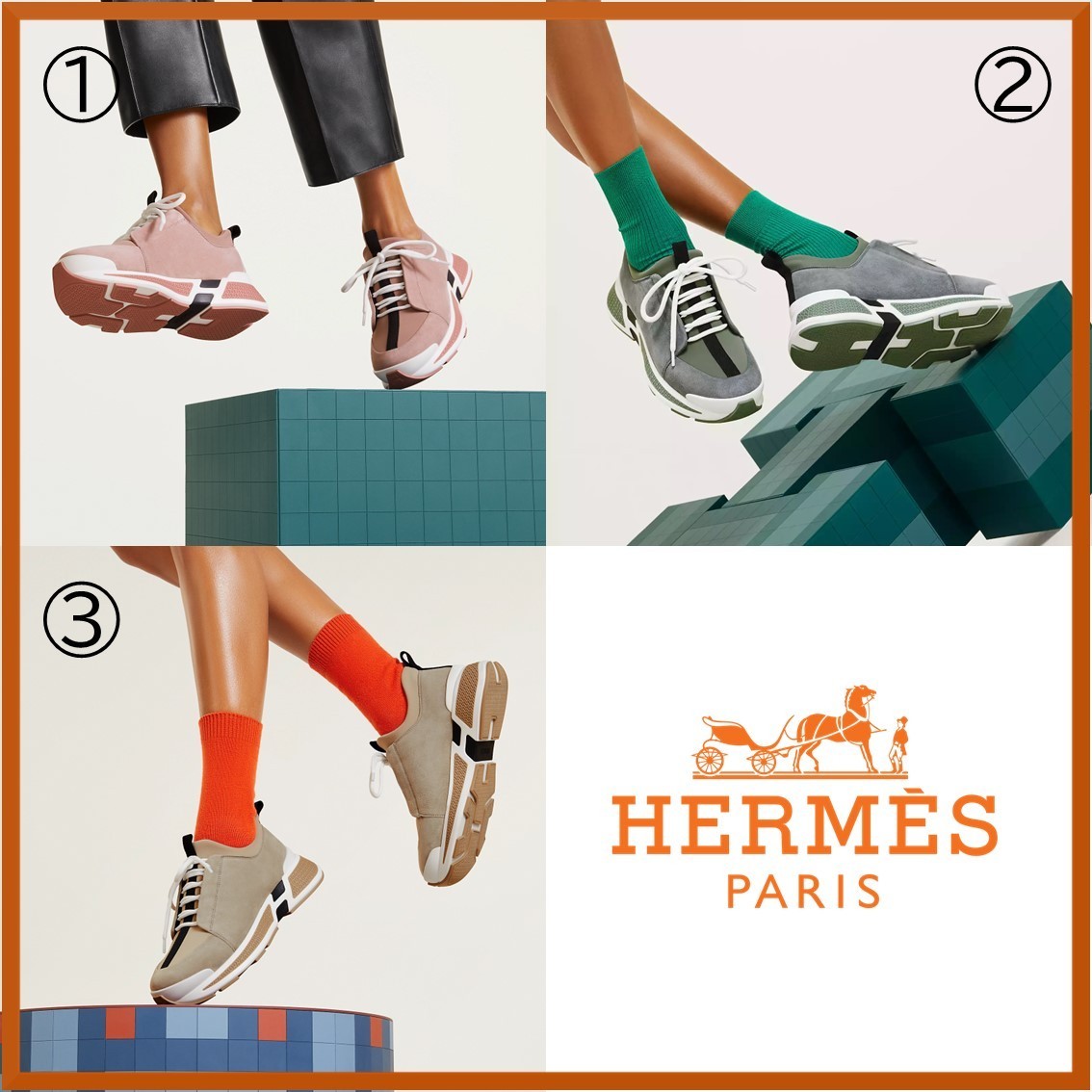 【お洒落☆人気】HERMES スニーカー