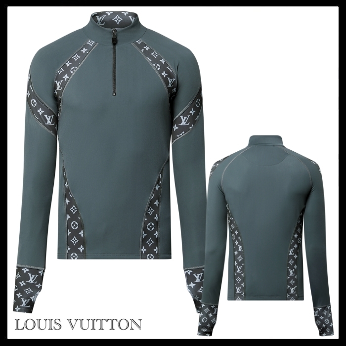 Louis Vuitton 国内買付 ハイカラーロングスリーブ スキートップ