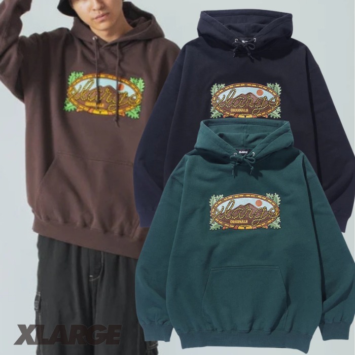 完売必須 XLARGE ROPE LOGO HOODED SWEATSHIRT 早い者勝ち