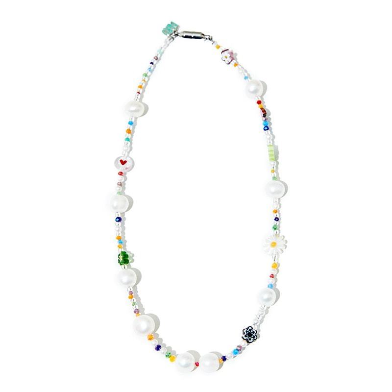 【Stray Kids アイエン着用】Yrr PEARL MULTI NECKLACE #62