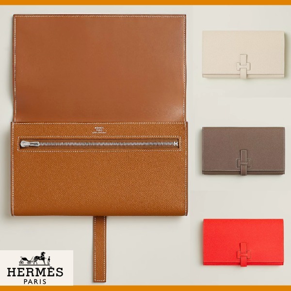 【高級感溢れる】HERMES H Passant トウテンメイン ウォレット
