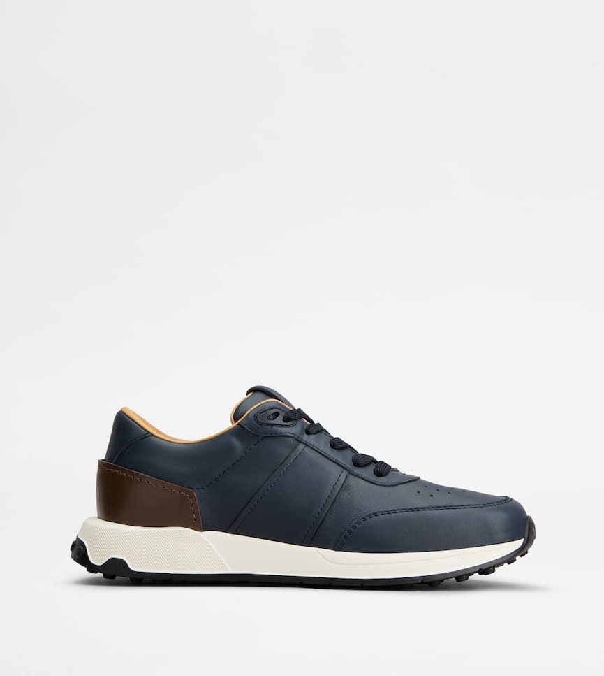 関税込◆TOD'S スニーカー レザー&テクニカルファブリック ◇TOD´S◇トッズ レザー&テクニカルファブリック スニーカー