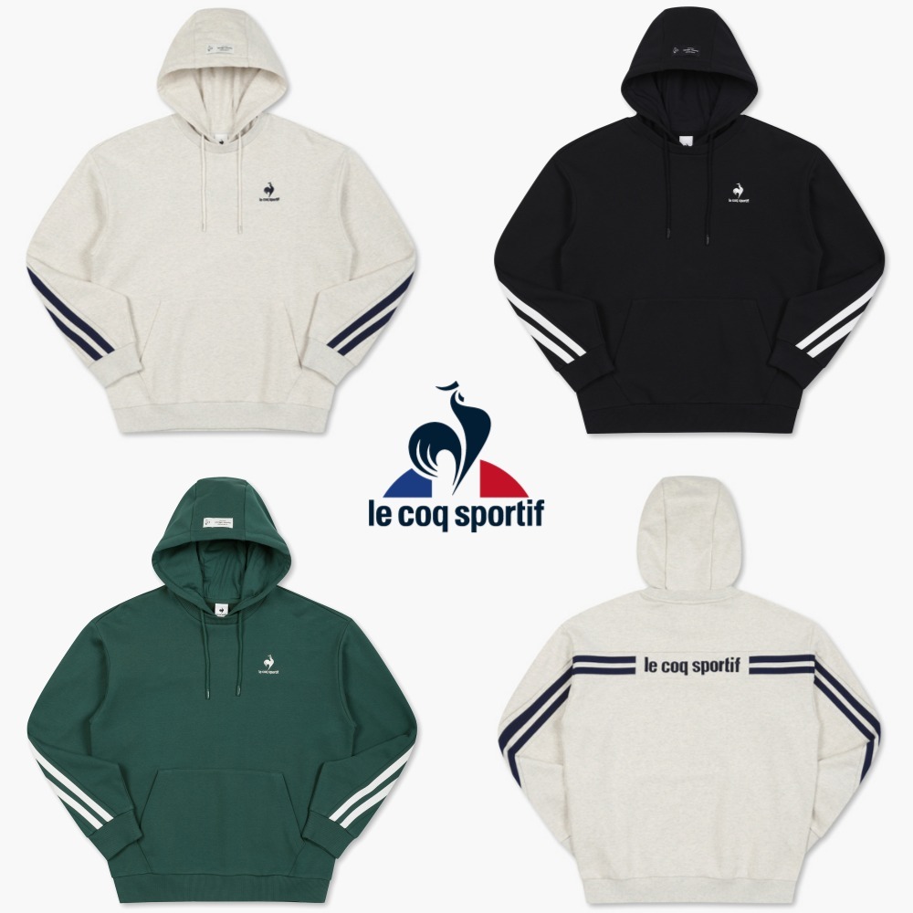 【le coq sportif】 Sunday Hoodie ★ Loose Fit