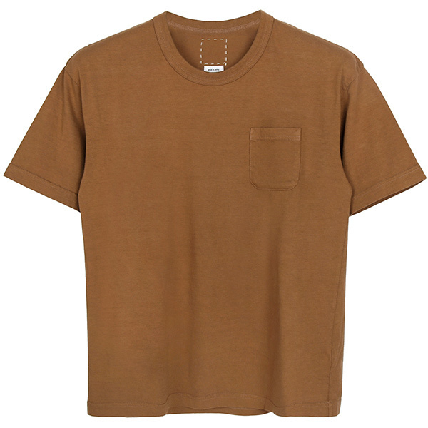 Tシャツ・カットソー VISVIM Brown Jumbo T-Shirt 0122105010006 BROWN