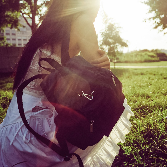バックパック・リュック GLOWNY X LESPORTSAC GY MINI VOYAGER BACKPACK BLACK