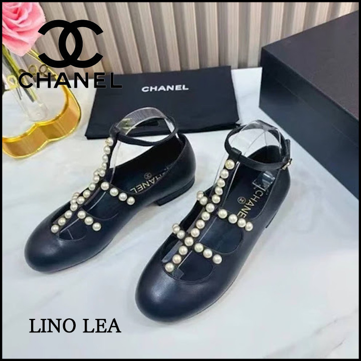 《目を惹くデザイン♡》CHANEL メリージェーン