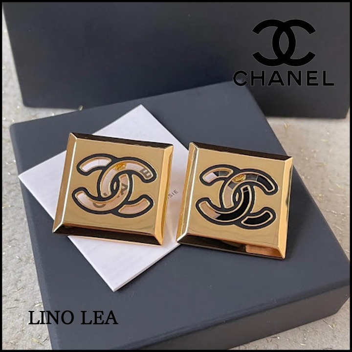 《お洒落なスクエア♡》CHANEL イヤリング