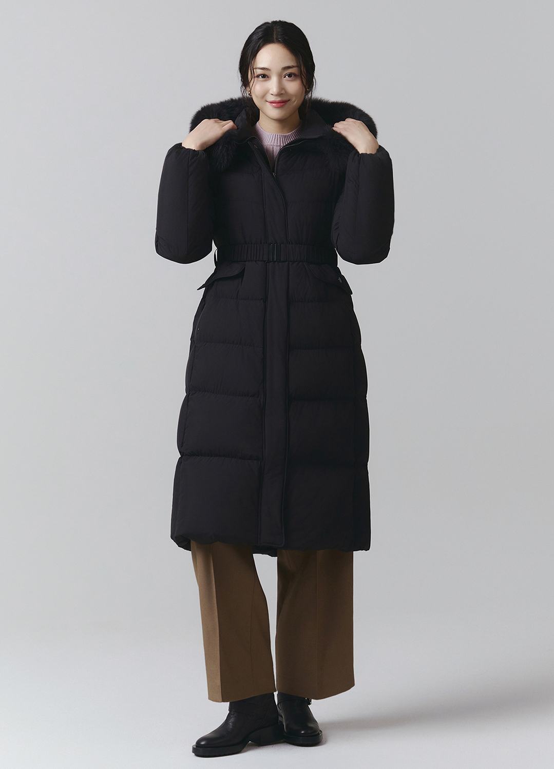 ◆IT MICHAA フォックスフードロンググースダウン ◇IT MICHAA フォックスフードロンググースダウン (IT MICHAA