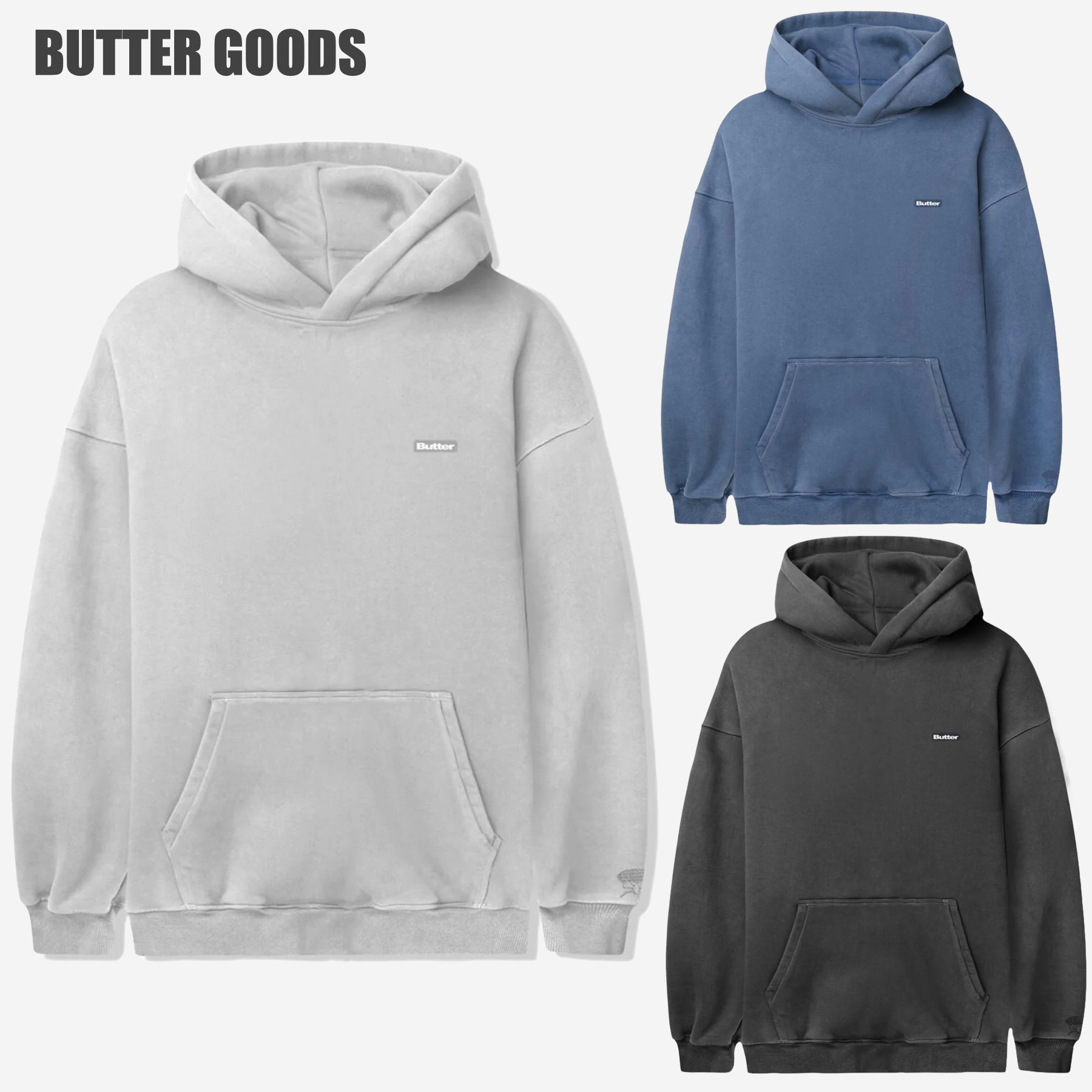 ◆Butter Goods◆ Basic Hoodie ベーシックパーカー ロゴ