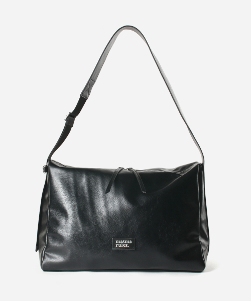 トートバッグ masmarulez 304 leather big square bag Large Black 5012255506