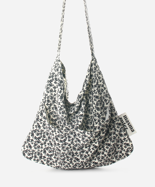 トートバッグ masmarulez Rabbit eco bag black flower 5011165830