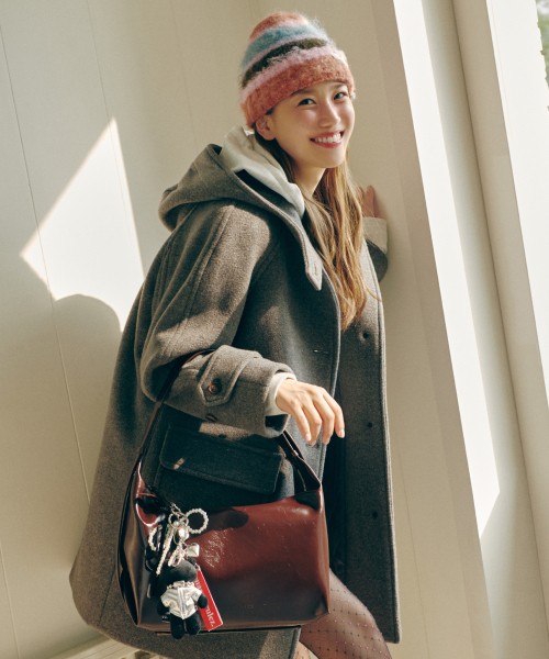 トートバッグ masmarulez 3way belted medium hobo bag Deep brown 5012114353