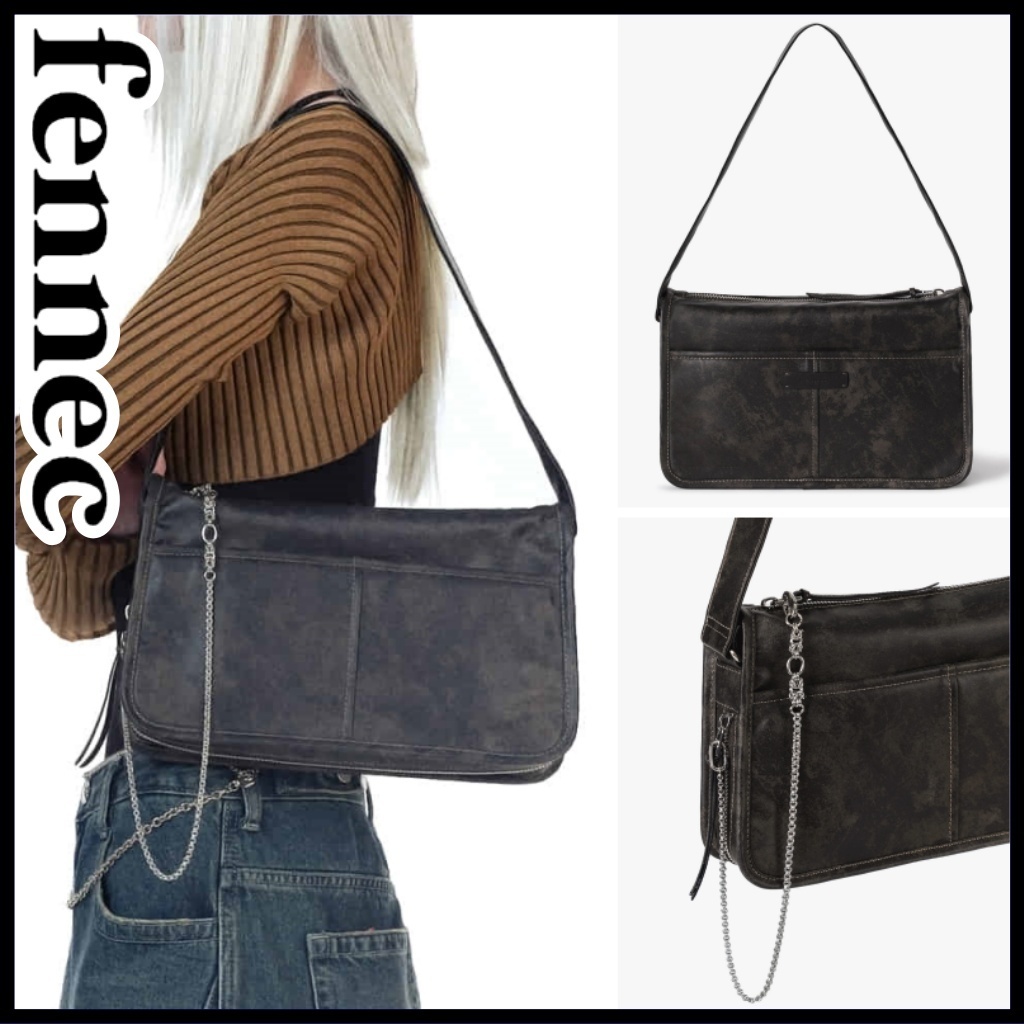 【FENNEC】DOUBLE VINTAGE BAG SET [正規品] バックチェーン付き