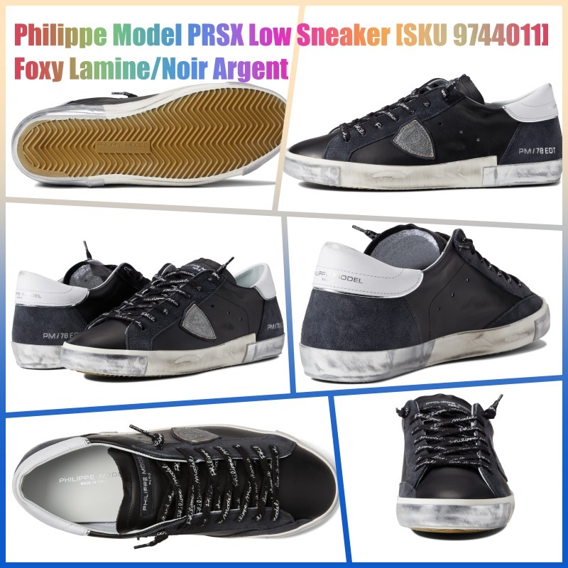 ★Philippe Model(Men)★PRSX Low Sneaker★Black