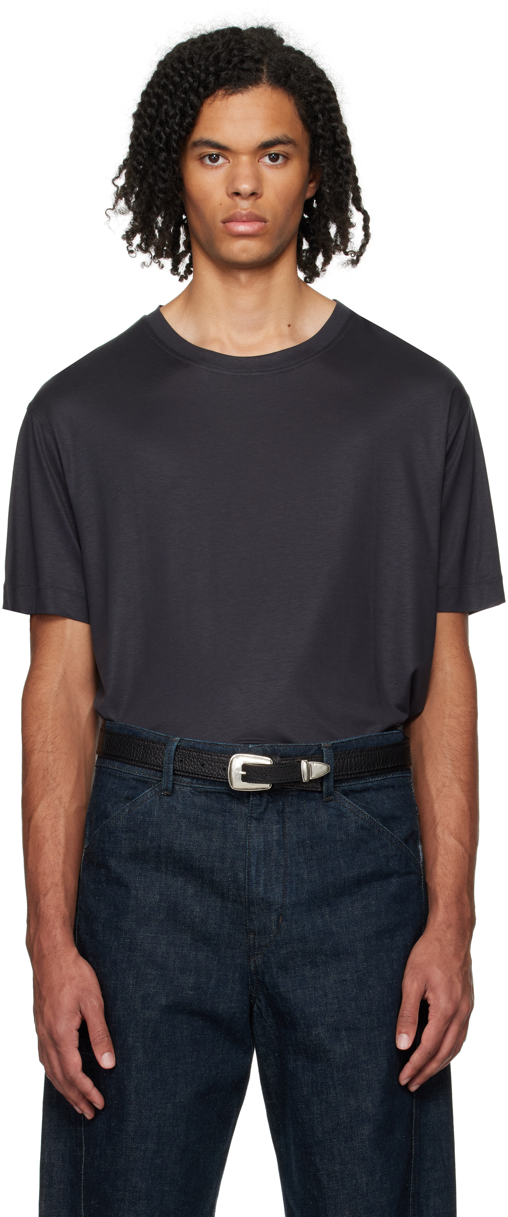 【関税込み】LEMAIRE グレー 半袖 Tシャツ