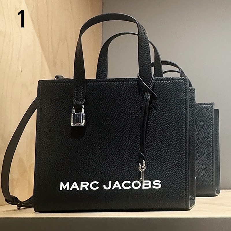 MARC JACOBS Mini Grind 2WAYトートバッグ 2WAY☆必要な物が入る☆MARC JACOBS Mini Grind Leather Tote