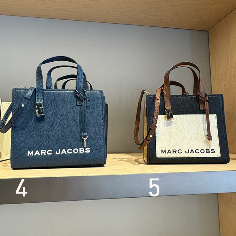 2WAY☆必要な物が入る☆MARC JACOBS Mini Grind Leather Tote