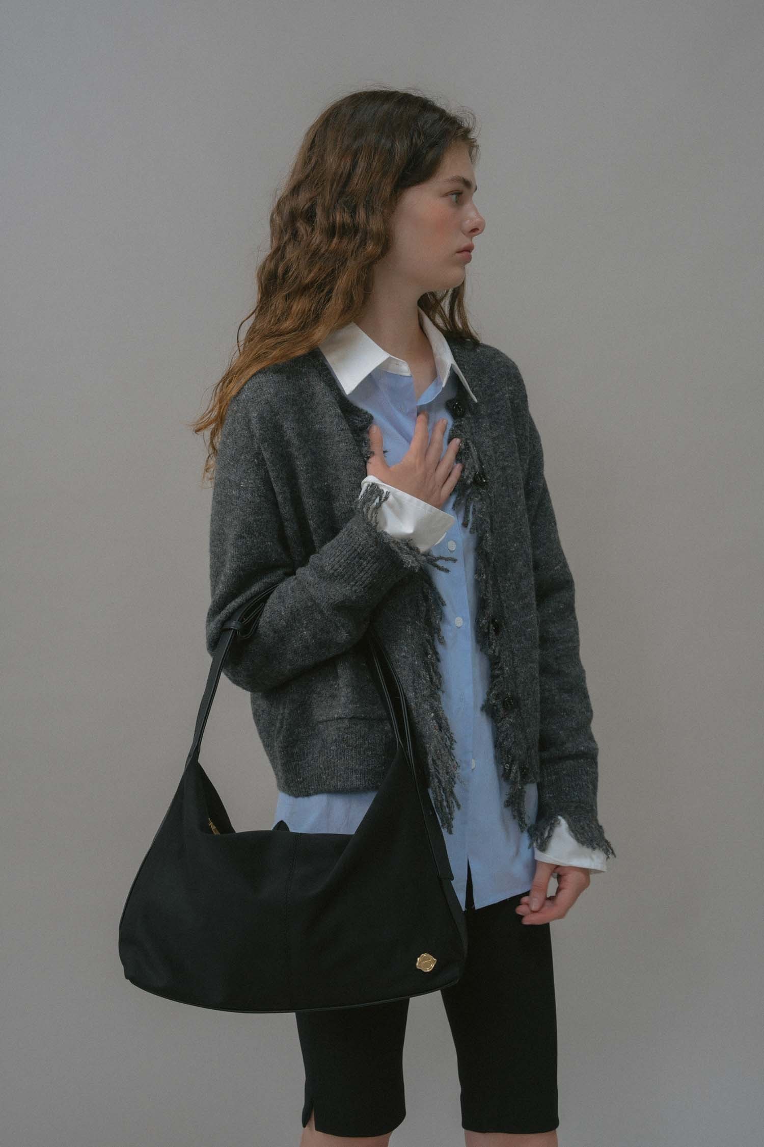 ●ANEDIT●SUEDE DAILY HOBO BAG バッグ スエード 韓国人気 ○ANEDIT○SUEDE DAILY HOBO BAG バッグ スエード 韓国人気