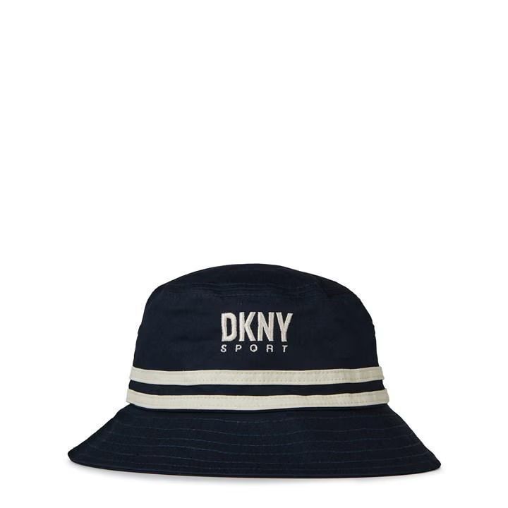 DKNY★メンズ 帽子 ボーダー ロゴ ハット バケットハット