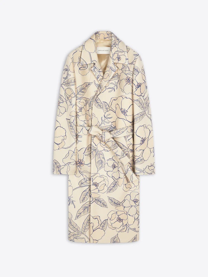 《送料無料》 Dries Van Noten Floral coat
