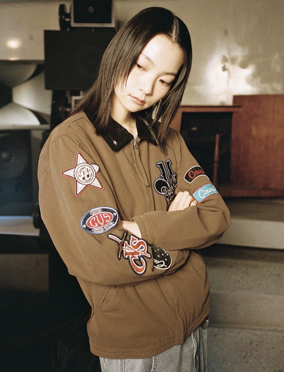 CAVISH ♥ WASHED PATCHWORK JACKET /追跡付 CAVISH】WASHED PATCHWORK JACKET / 追跡付 (CAVISH/ジャケット