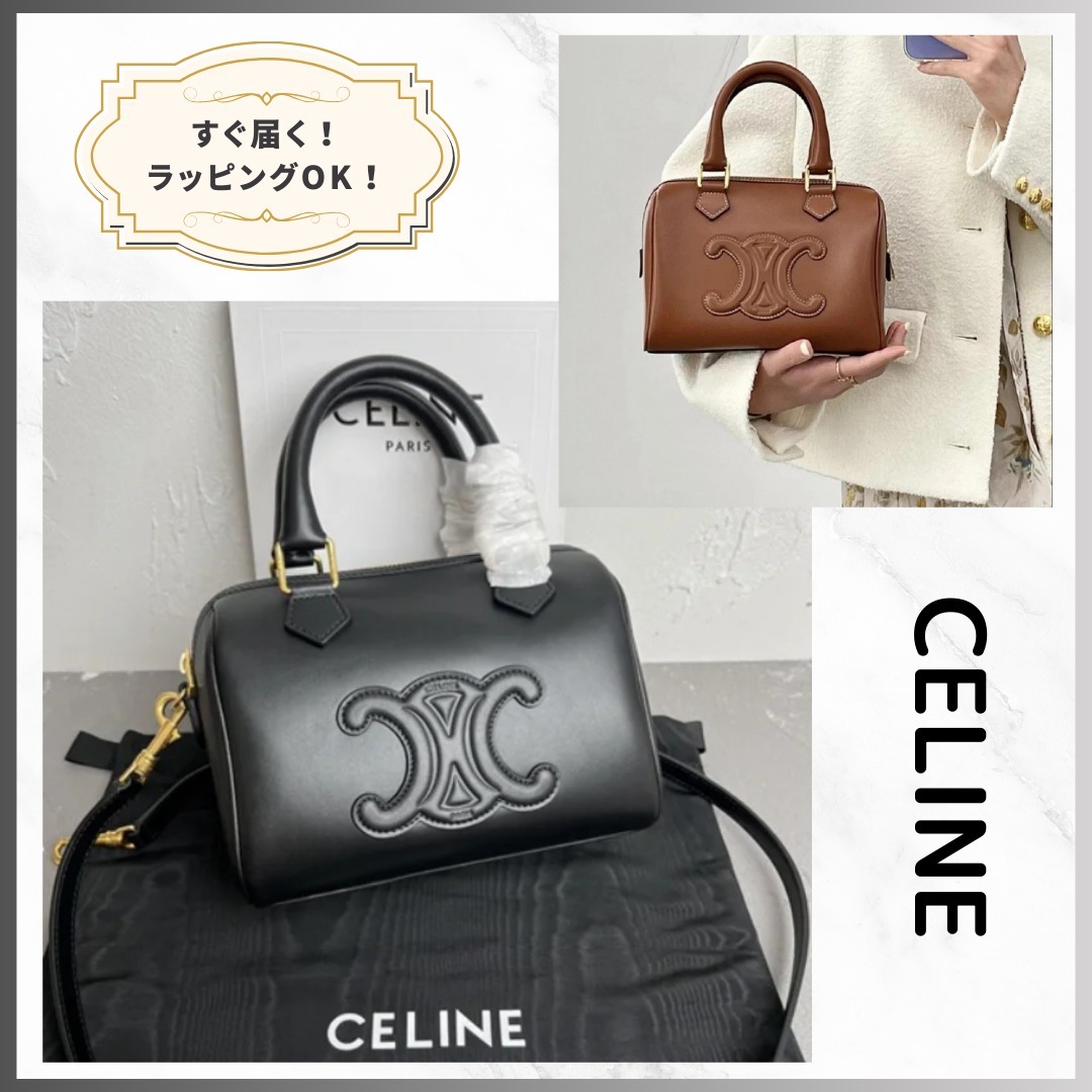 【CELINE】 セリーヌ トリオンフ スモール ボストンバック