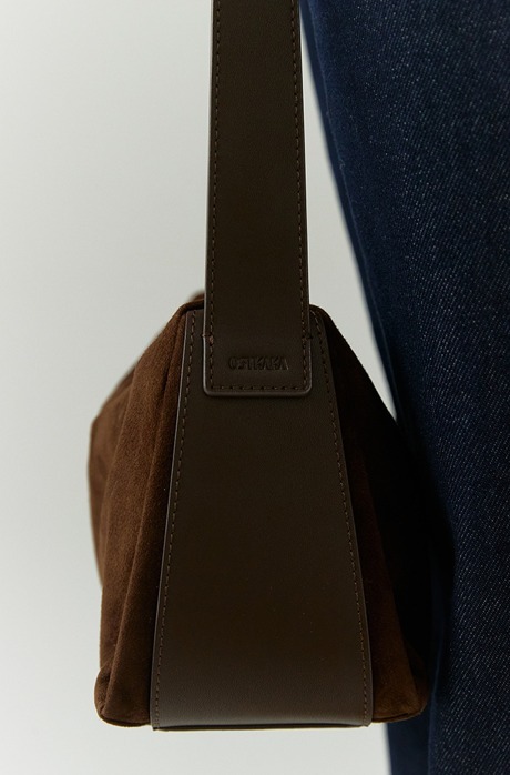 OSTKAKA] Soft Shoulder Mini Suede_2colors