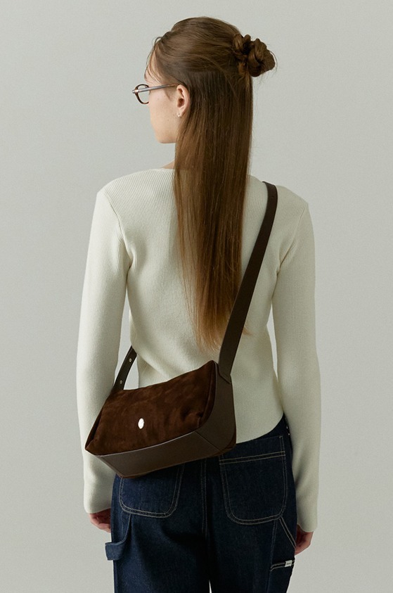 ハンドバッグ [OSTKAKA] Soft Shoulder Mini Suede_2colors OSTKAKA] Soft Shoulder Mini Suede_2colors