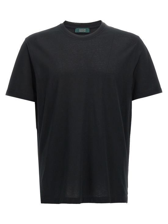 Tシャツ・カットソー ZANONE Men T Shirts 815114ZG380Z0015 Black