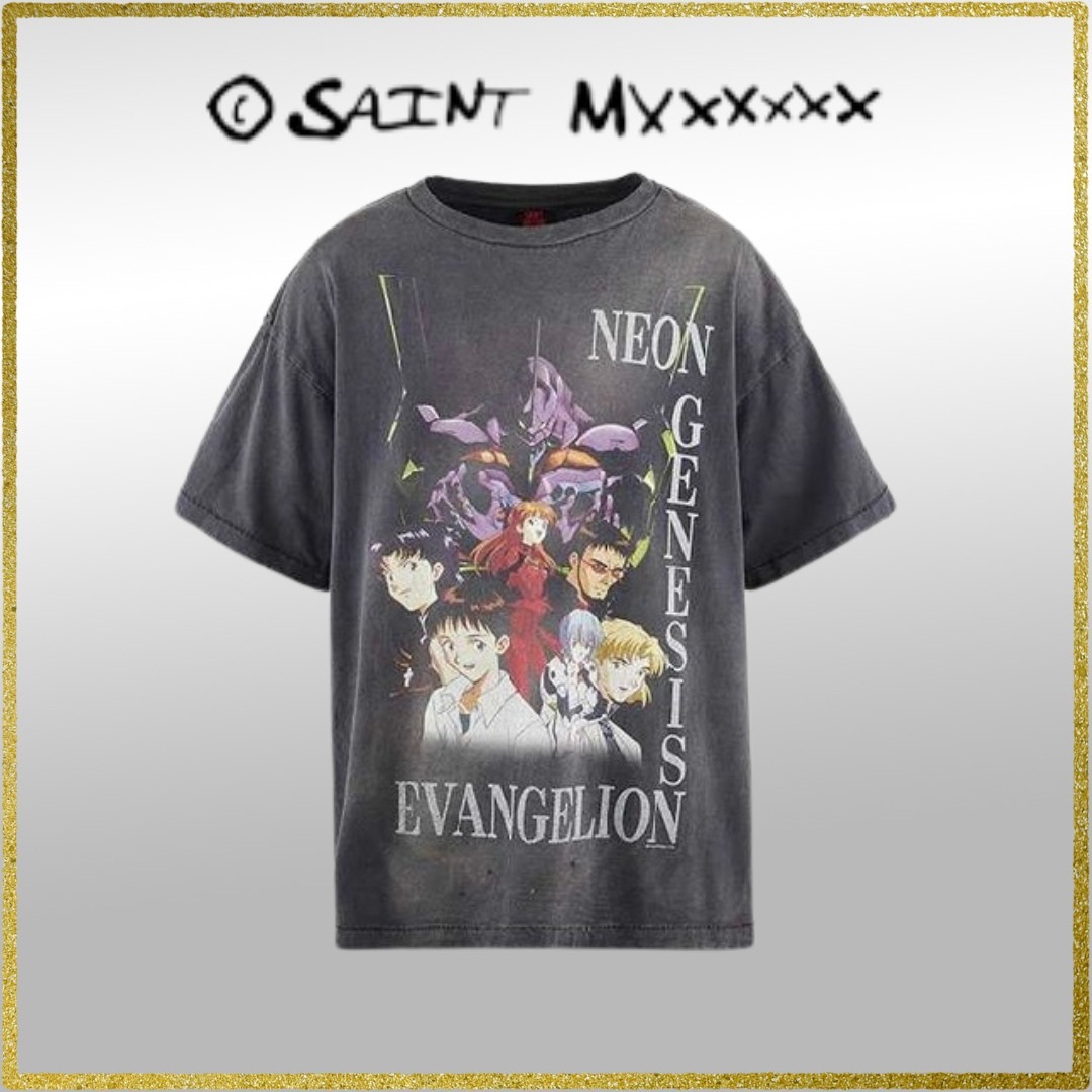 【希少】©SAINT Mxxxxxx × EVANGELION EV_SS Tee