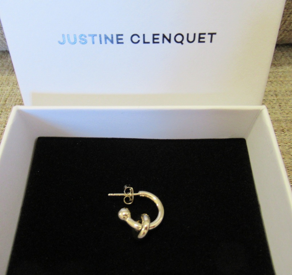フランス発☆Justine Clenquet☆Ethan シングル ピアス:ゴールド