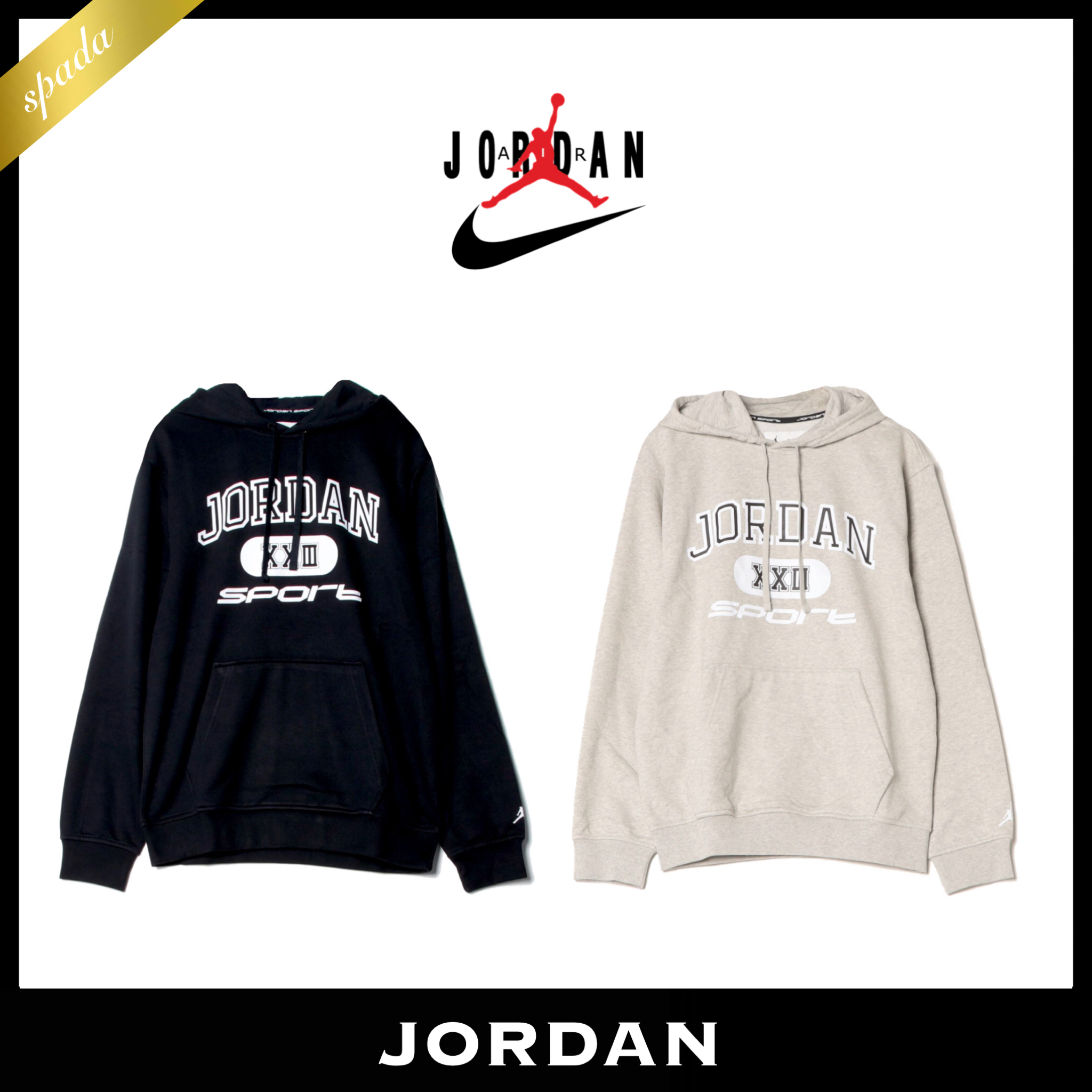 【Jordan】2カラー グラフィック プルオーバーパーカー/送料無料