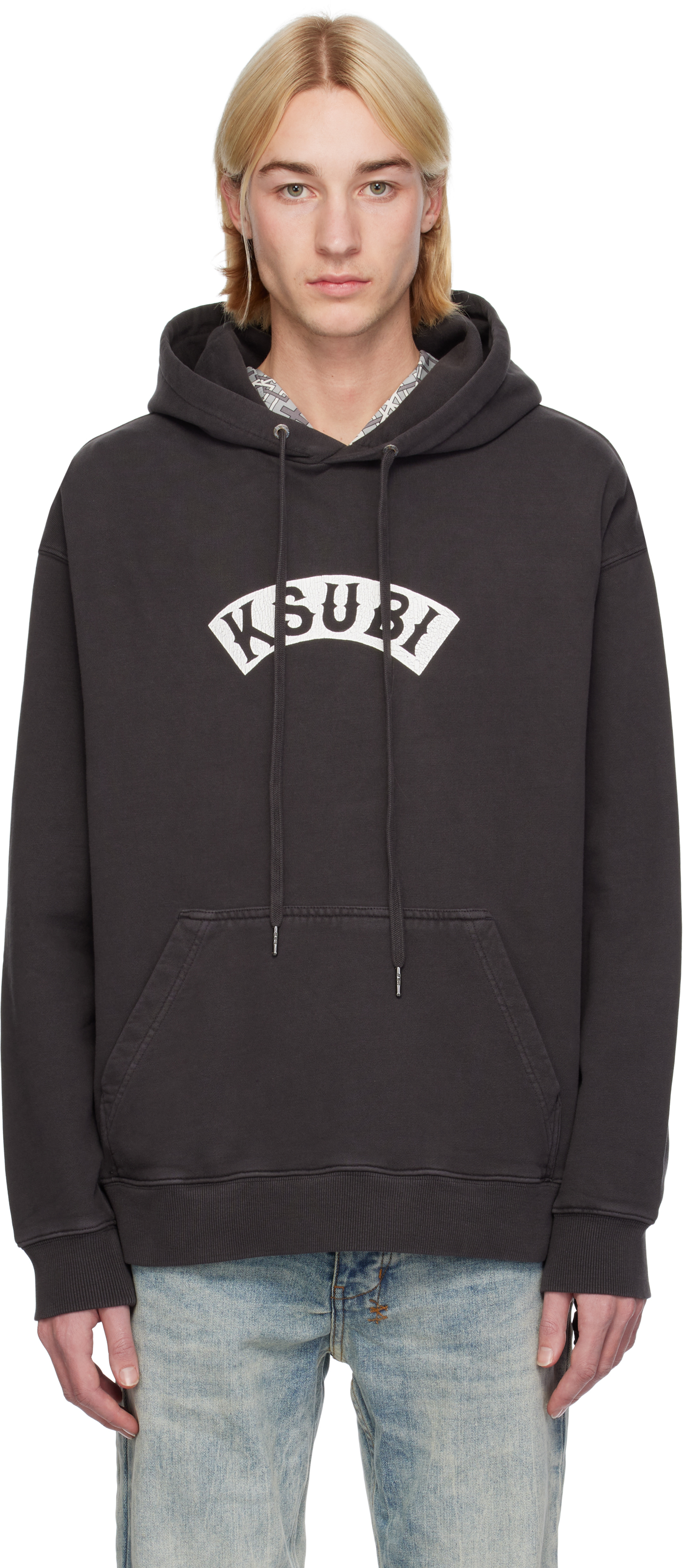 【関税込み】Ksubi ブラック Baddies Biggie フェード フーディ