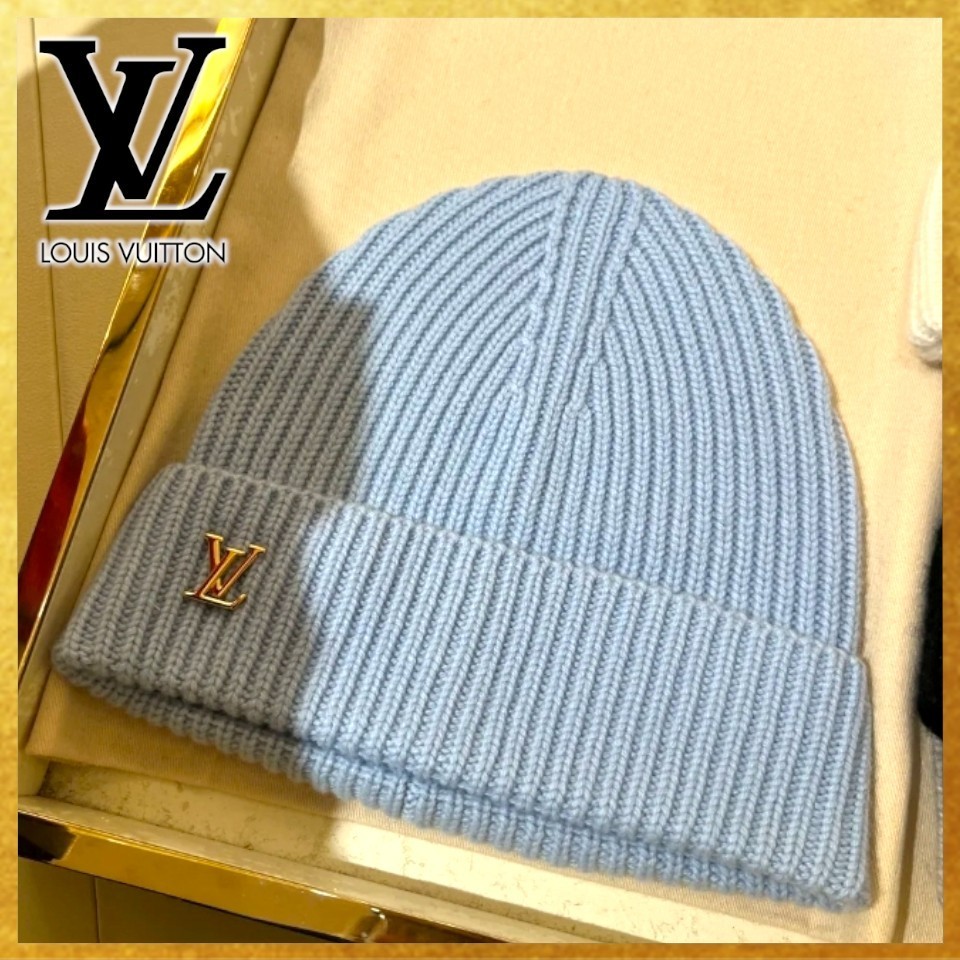 シンプル可愛い♪【LouisVuitton】ニット帽 ビーニー スパーク