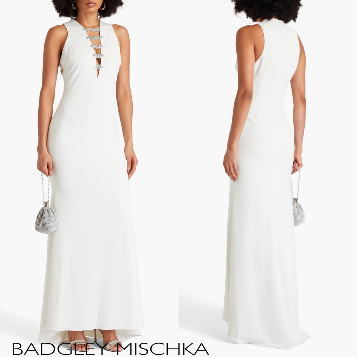 クリスタル★カットアウト★ワンピース★ BADGLEY MISCHKA