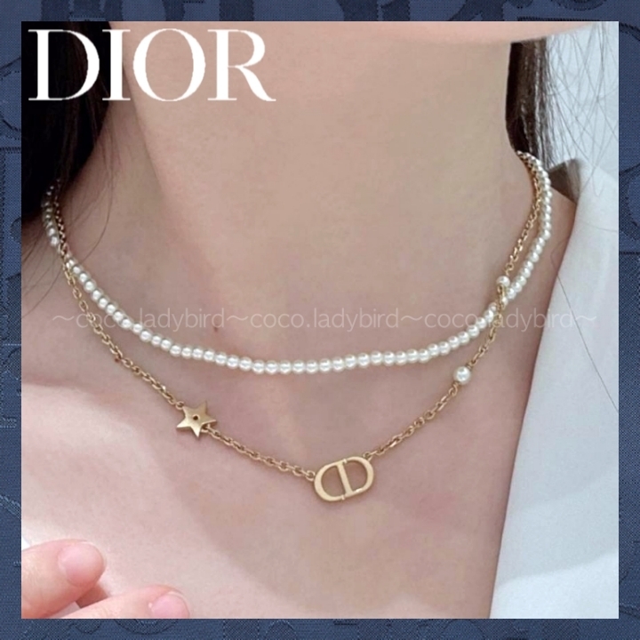 ☆エレガントな可愛さ☆ DIOR Petit CD ネックレス