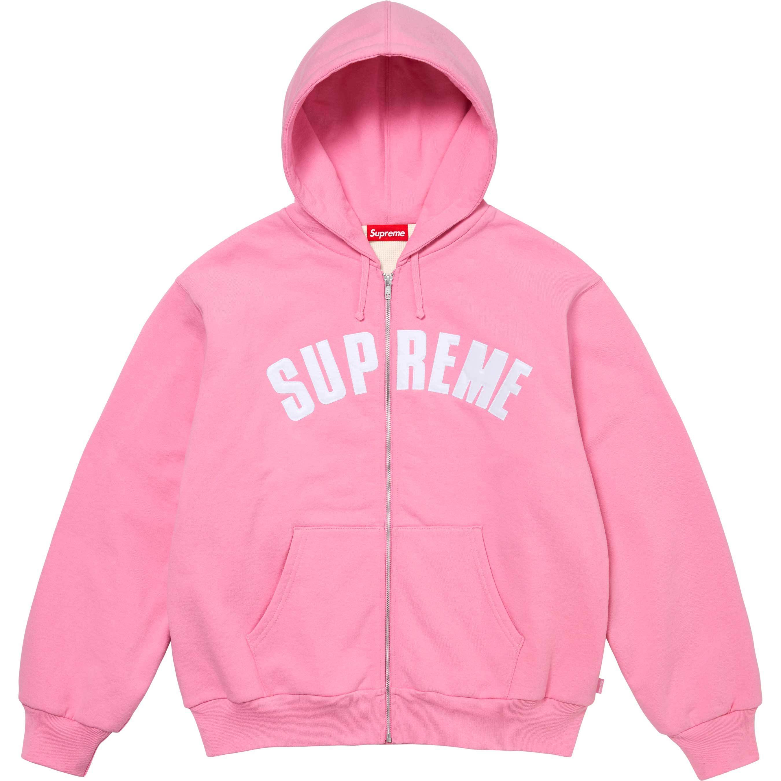 FW24 Supreme Arc Thermal Zip Up Hooded Sweatshirt (Supreme