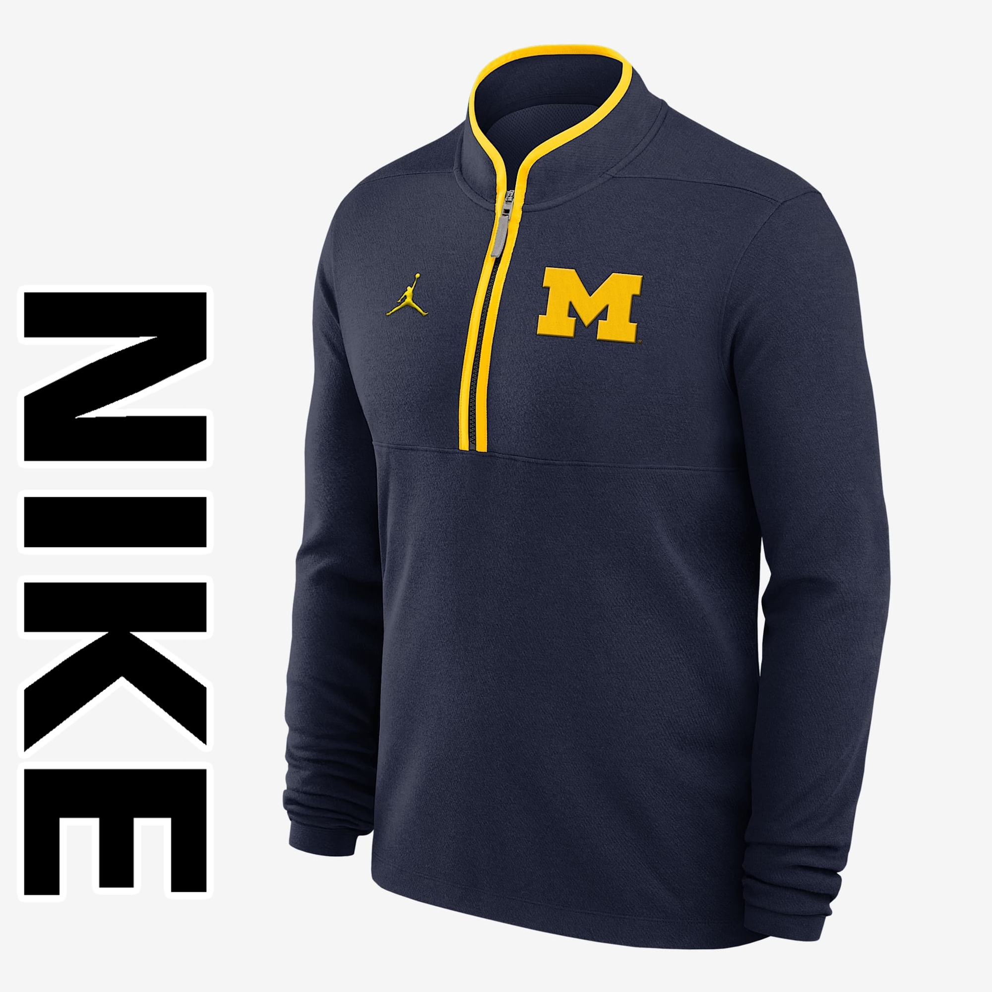 【Nike】Michigan Wolverines Victory Men's Jordan Zip Top