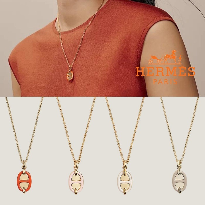 エレガントな存在感♪【HERMES】 MiniMaillonネックレス